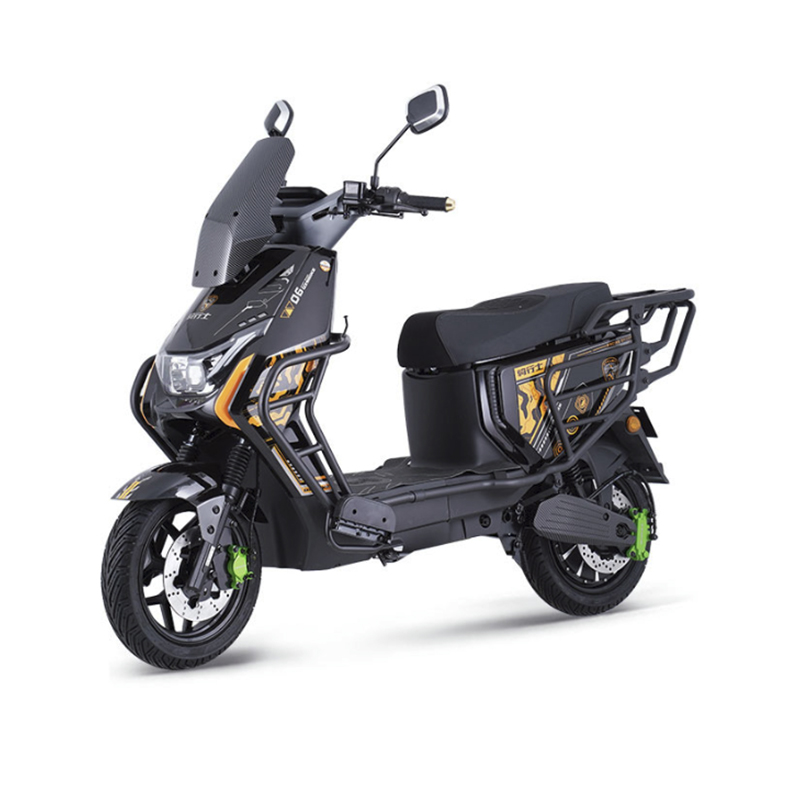 USU Cyclist A10, scooter eléctrico con potencia de 2500 W, tablero multifuncional, controlador de marca y neumáticos de fusión semi-potentes 90-12, disco de seis pisticiones, súper amortiguadores y alta velocidad.
